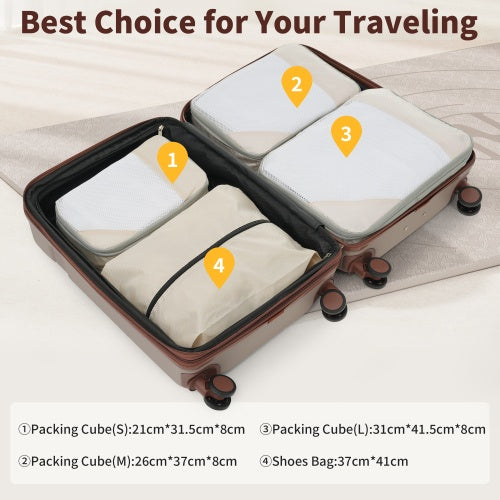 4 piece luggage set