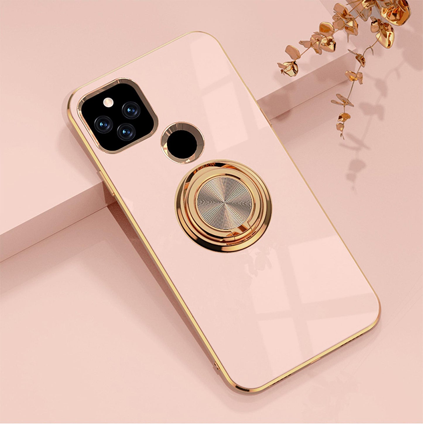 phone case with magnetic ring