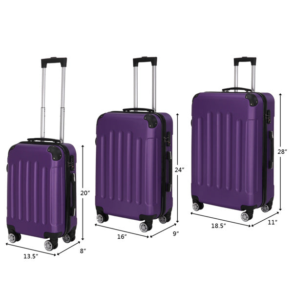 3-in-1 multifunctional large capacity traveling storage suitcase