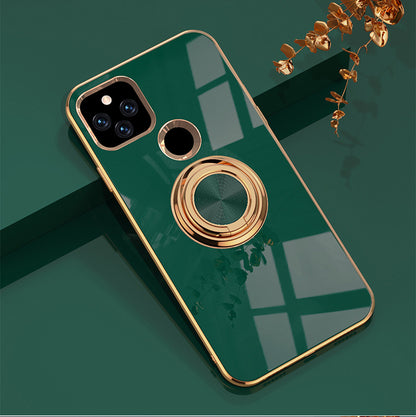 phone case with magnetic ring