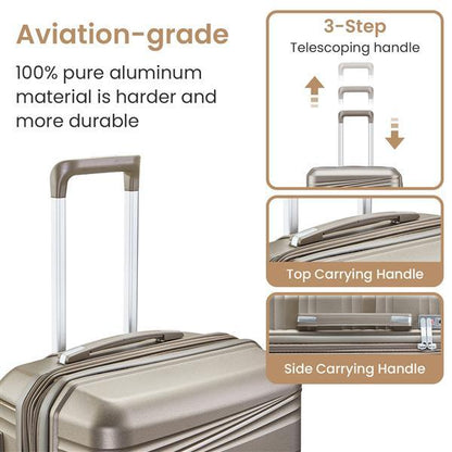 4-piece suitcase set